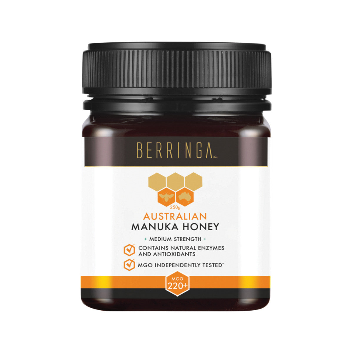 Berringa Australian Manuka Honey Medium Strength (MGO 220+) 250g - Cutprice Online