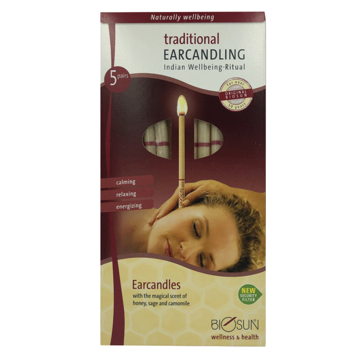 Biosun Ear Candles Traditional Wellbeing Ritual 5 Pairs - Cutprice Online