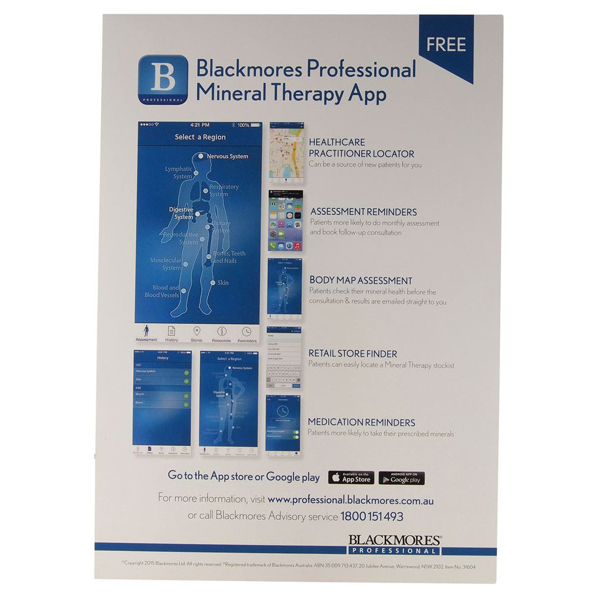 Blackmores Professional Mineral Therapy App Flyer - Cutprice Online