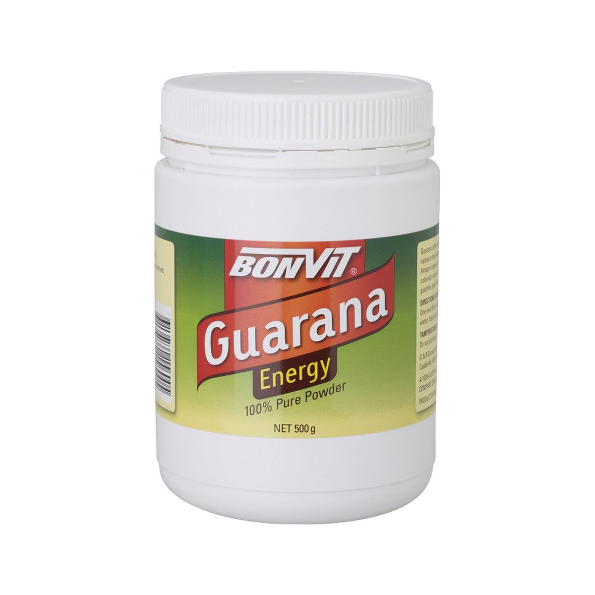 Bonvit Guarana Energy 100% Pure Powder 500g - Cutprice Online