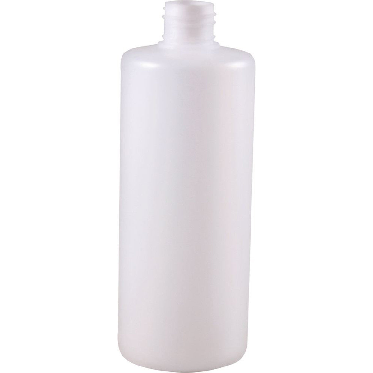 Bottle Plastic (white opaque) 500ml (28mm neck diameter) (single) (No lid or cap included) - Cutprice Online