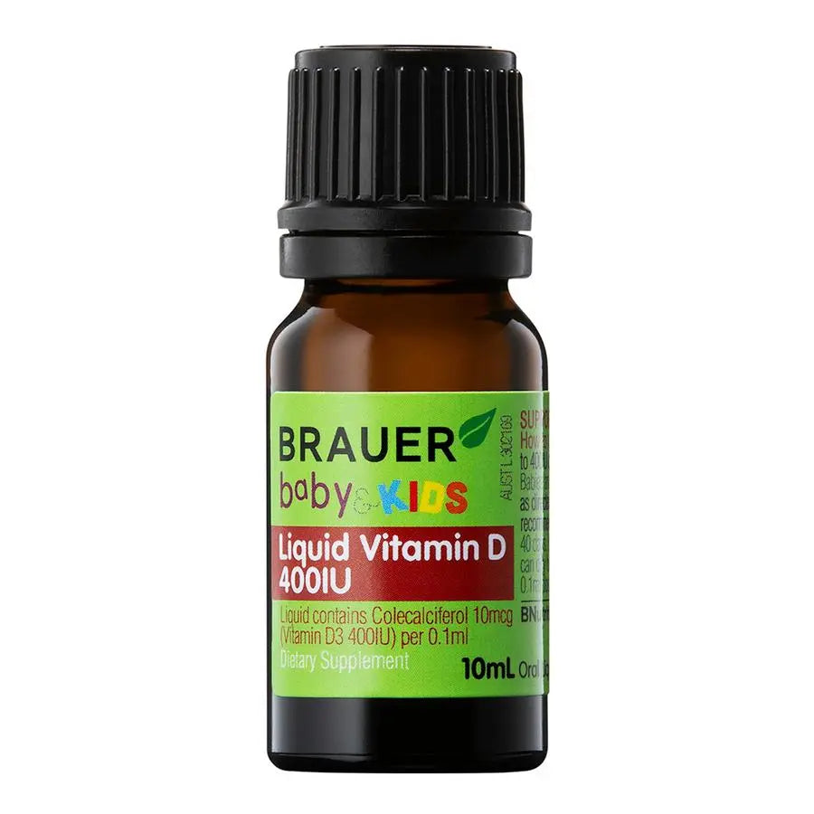 Brauer Baby & Kids Liquid Vitamin D 400iu 10ml BRAUER