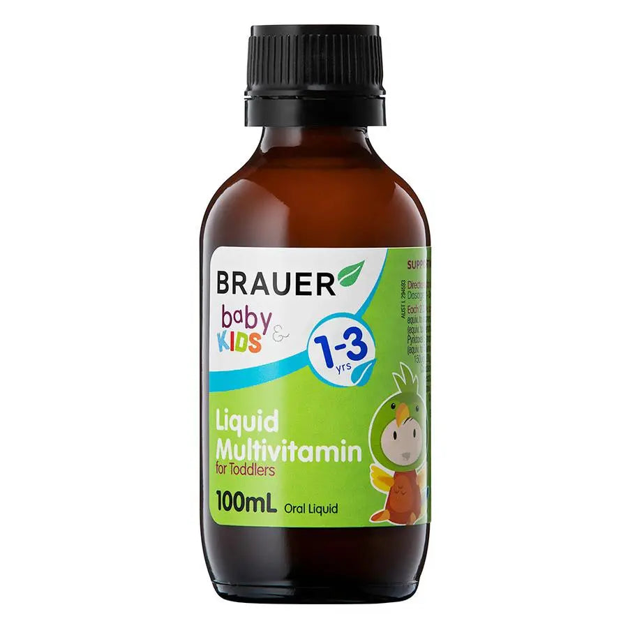 Brauer Baby & Kids Liquid Multivitamin for Toddlers 100ml BRAUER