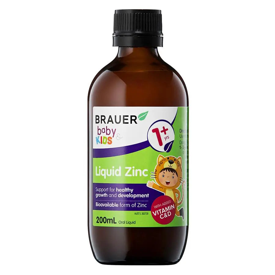 Brauer Baby & Kids Liquid Zinc 200ml BRAUER
