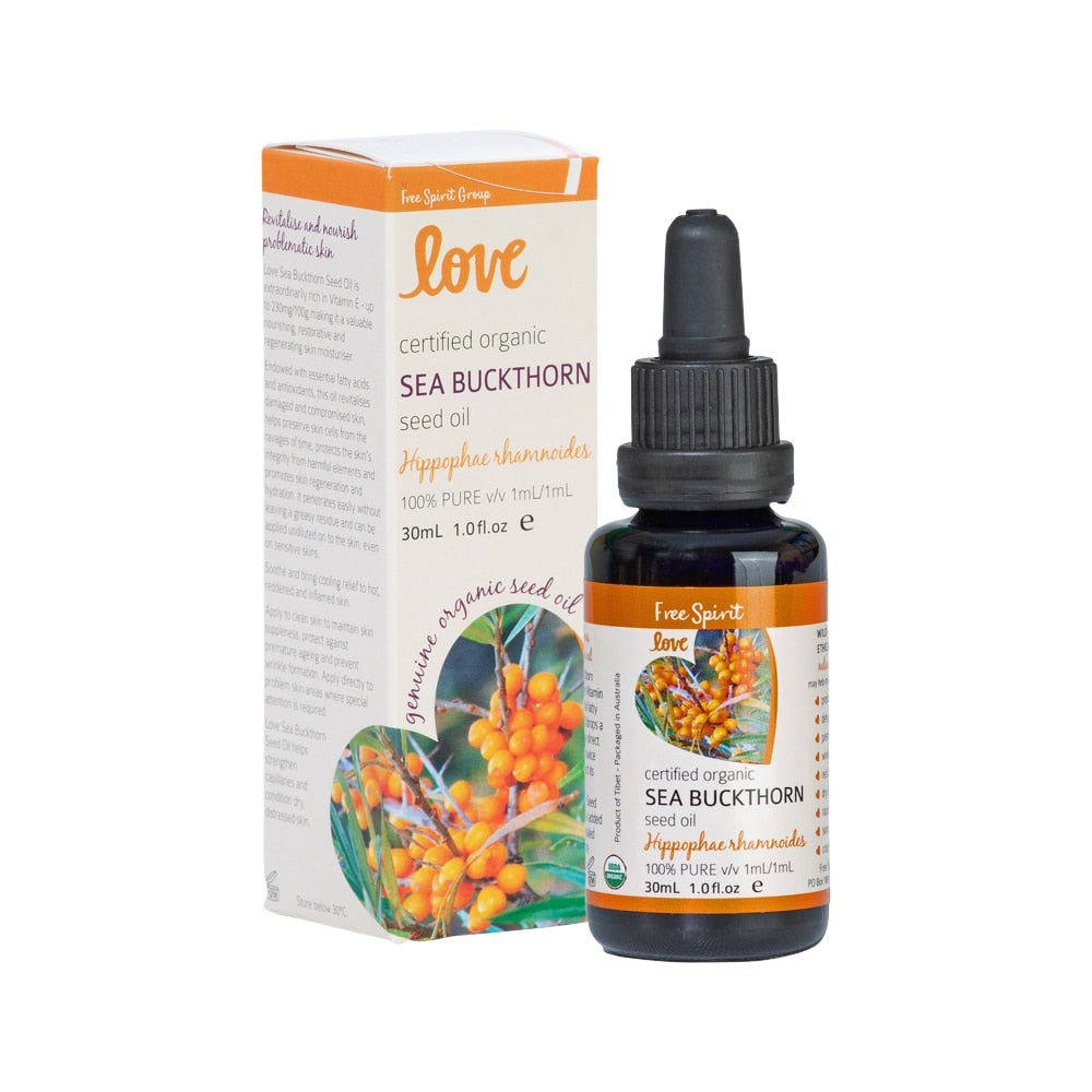 Byron Bay (Free Spirit) Love Oils Organic Sea Buckthorn Seed Oil 30ml - Cutprice Online