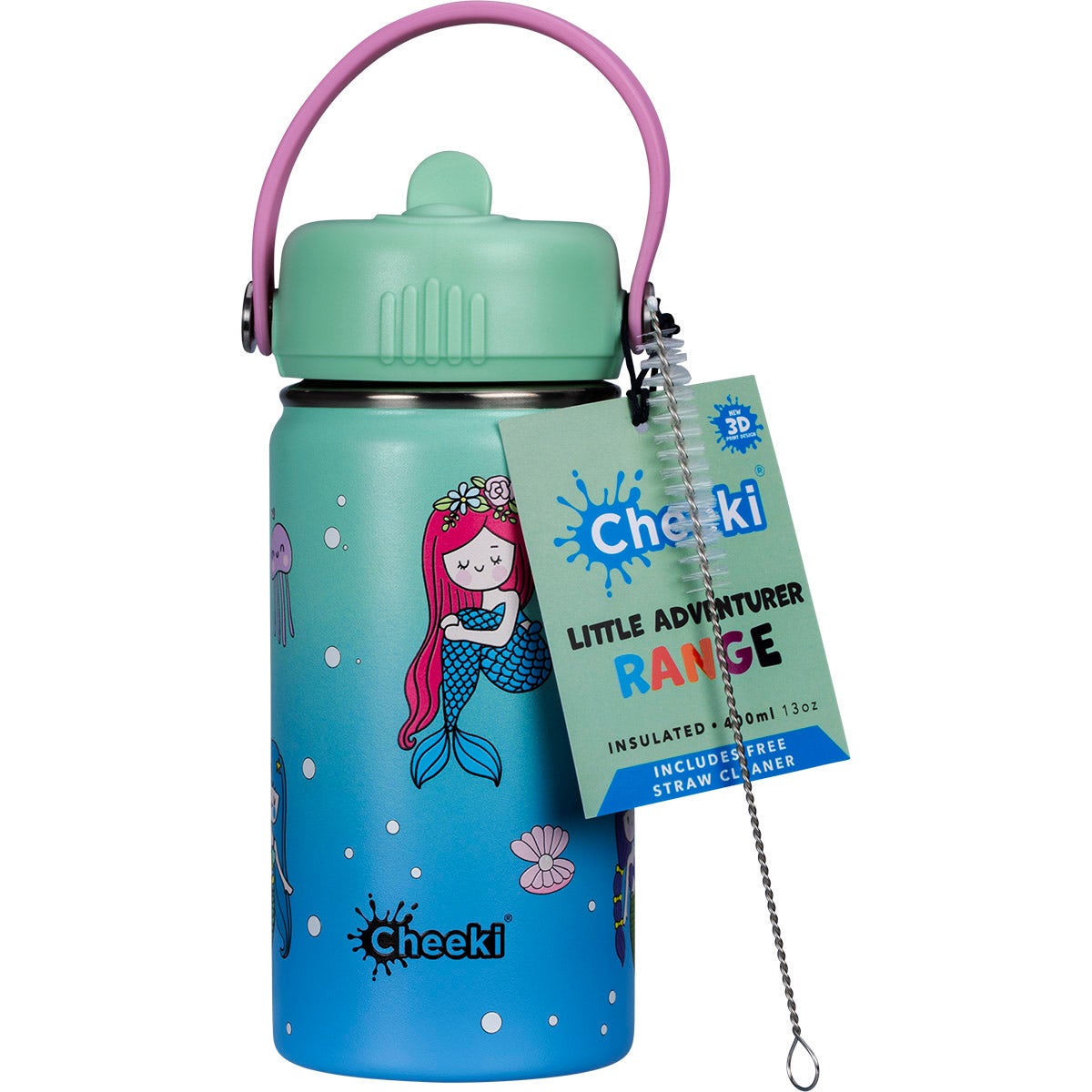 Cheeki Kids Bottle Insulated Mermaid 400ml - Cutprice Online