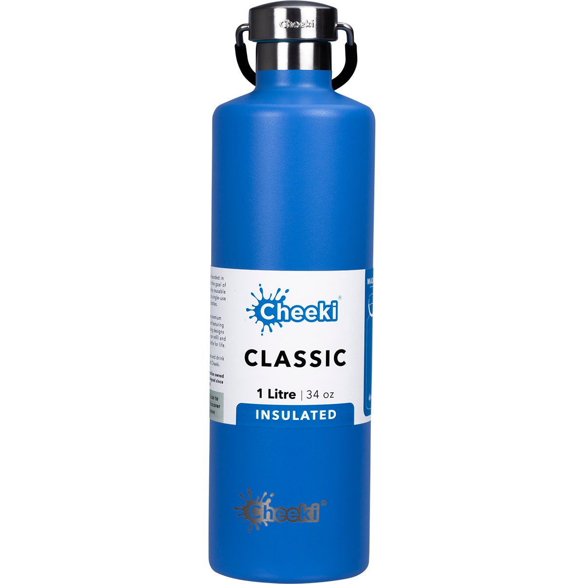 Cheeki Stainless Steel Bottle Insulated Azure 1l - Cutprice Online