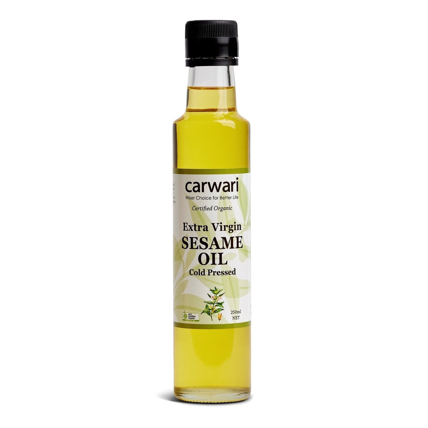 Carwari Organic Sesame Oil Extra Virgin 250ml Carwari Organic