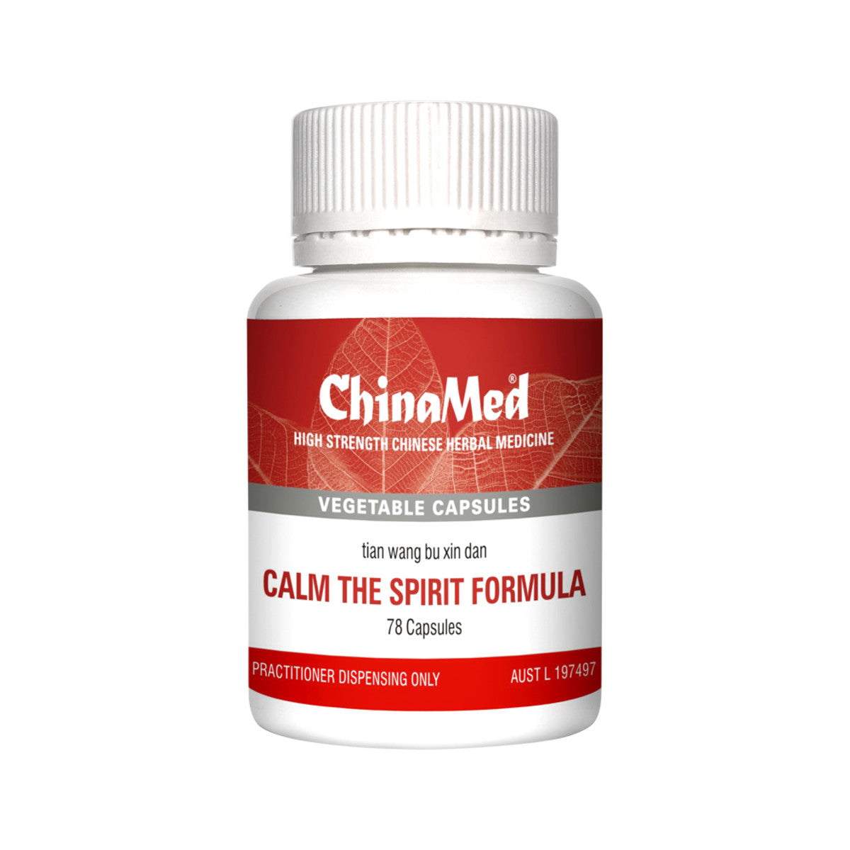 ChinaMed Calm the Spirit Formula 78c CHINAMED BY SUN HERBAL