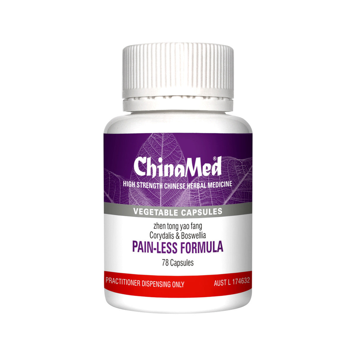 ChinaMed Pain Less Formula 78c - Cutprice Online