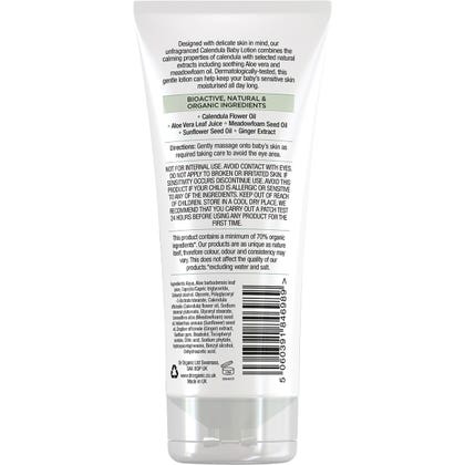 DR ORGANIC Unfragranced Baby Lotion Organic Calendula 200ml DR ORGANIC