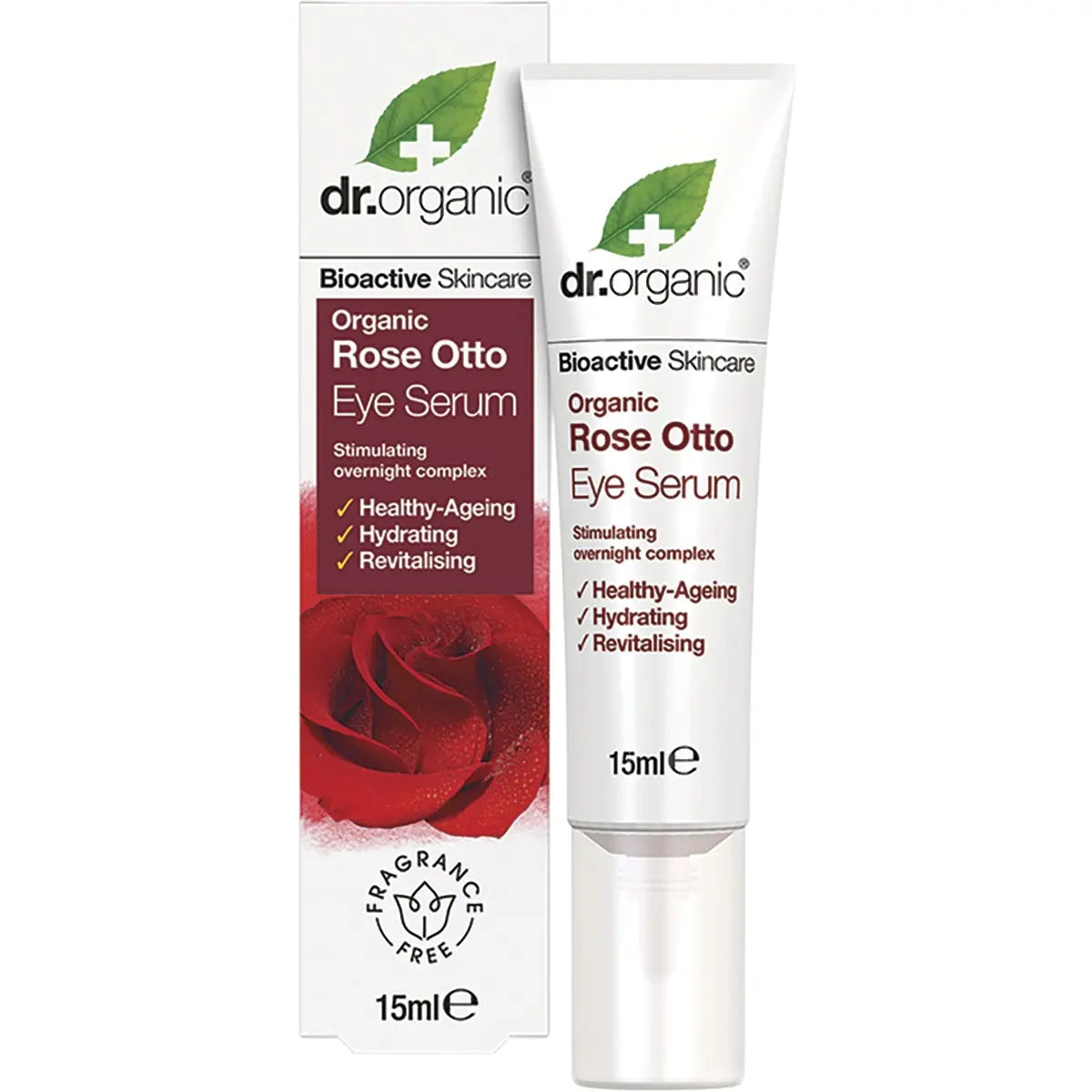 DR ORGANIC Eye Serum Organic Rose Otto 15ml DR ORGANIC