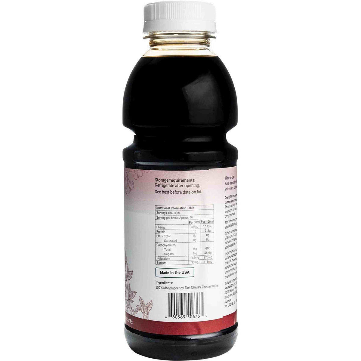 DR SUPERFOODS Tart Cherry Concentrate 473ml