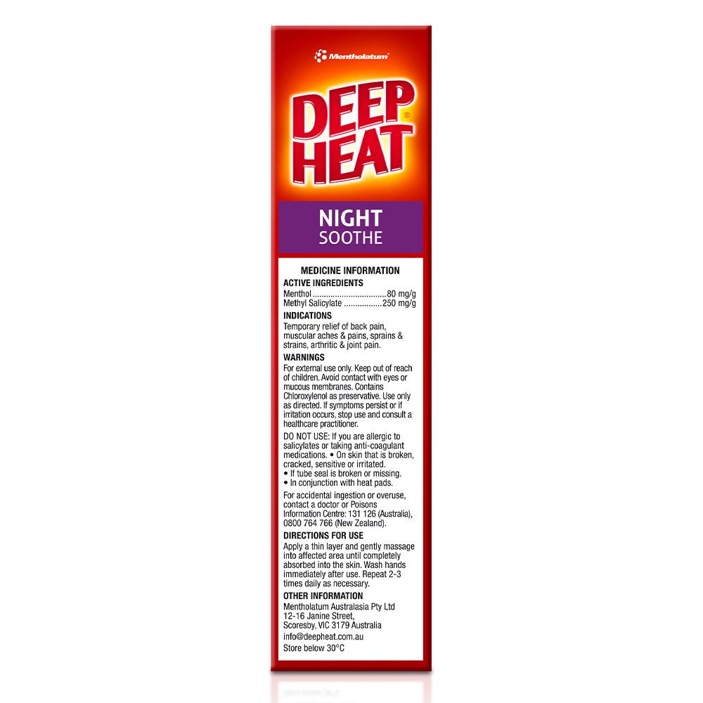 DEEP HEAT NIGHT SOOTHE 100g - Cutprice Online