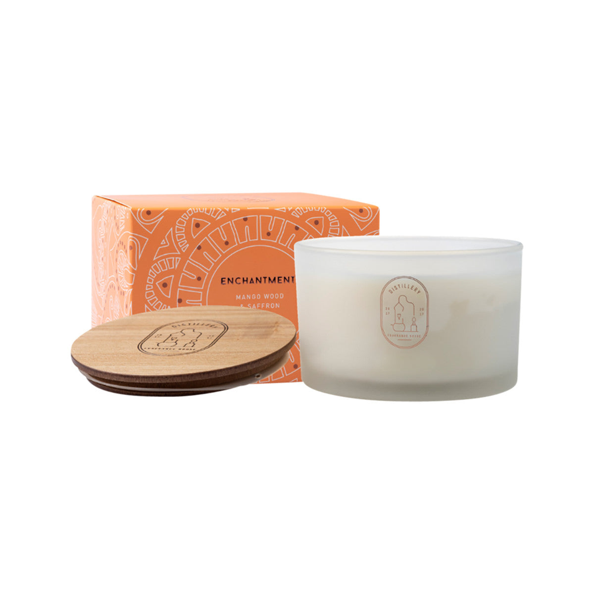 Distillery Fragrance House Soy Candle Enchantment (Mango Wood & Saffron) 450g - Cutprice Online