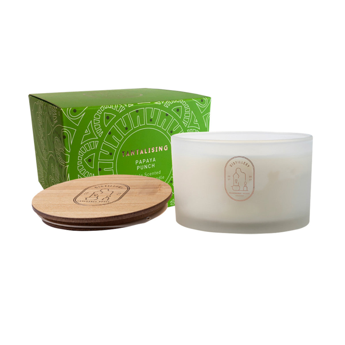 Distillery Fragrance House Soy Candle Tantalising (Papaya Punch) 450g - Cutprice Online
