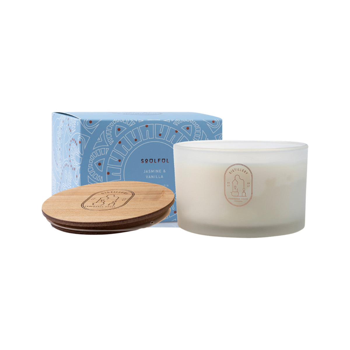 Distillery Fragrance House Soy Candle Soulful (Jasmine & Vanilla) 450g - Cutprice Online