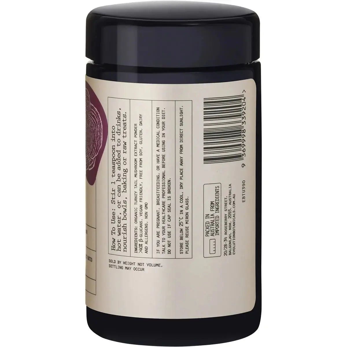 EVOLUTION BOTANICALS Organic Turkey Tail Energy Force 90g EVOLUTION BOTANICALS