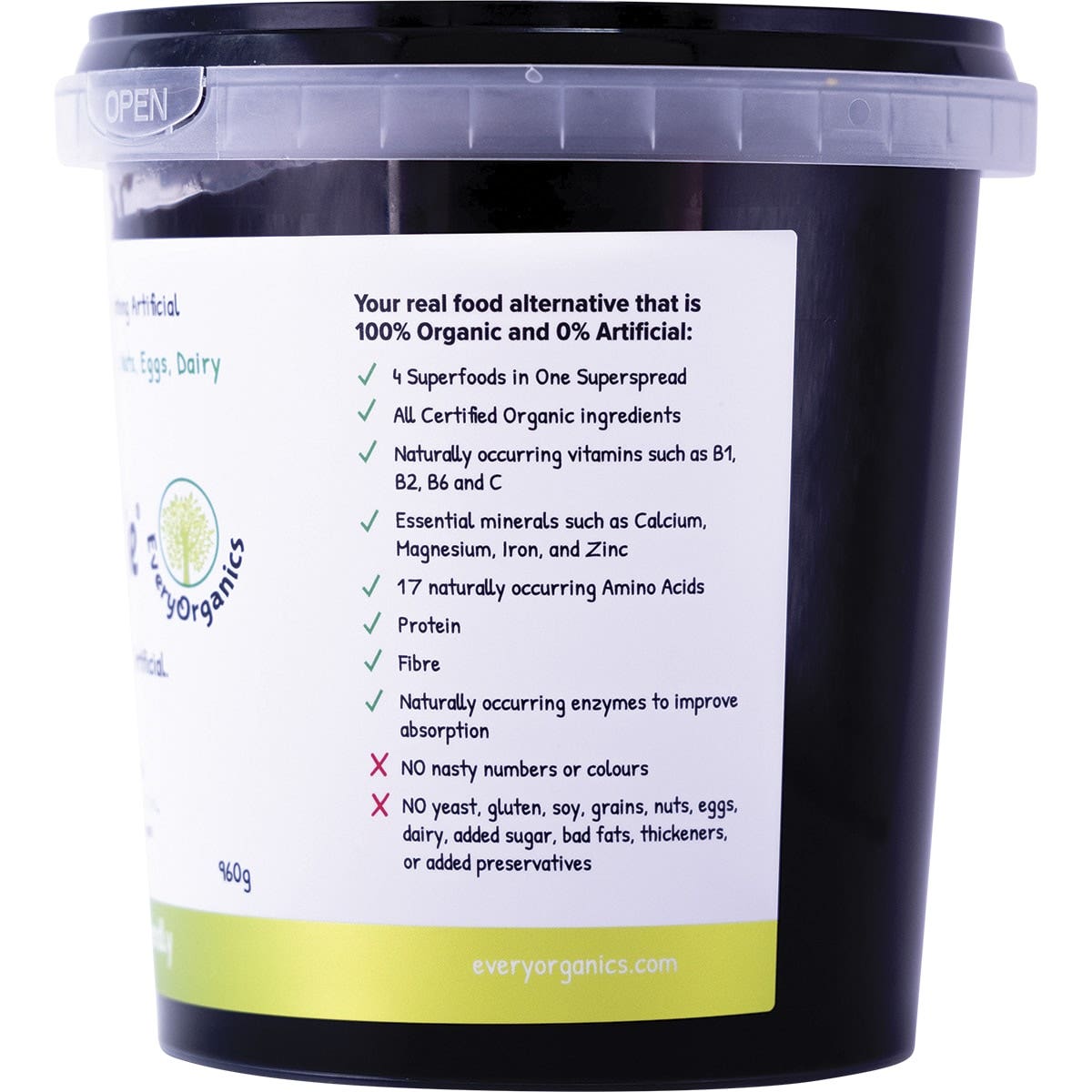 EVERYORGANICS EveryMite FODMAP Friendly 960g EVERYMITE