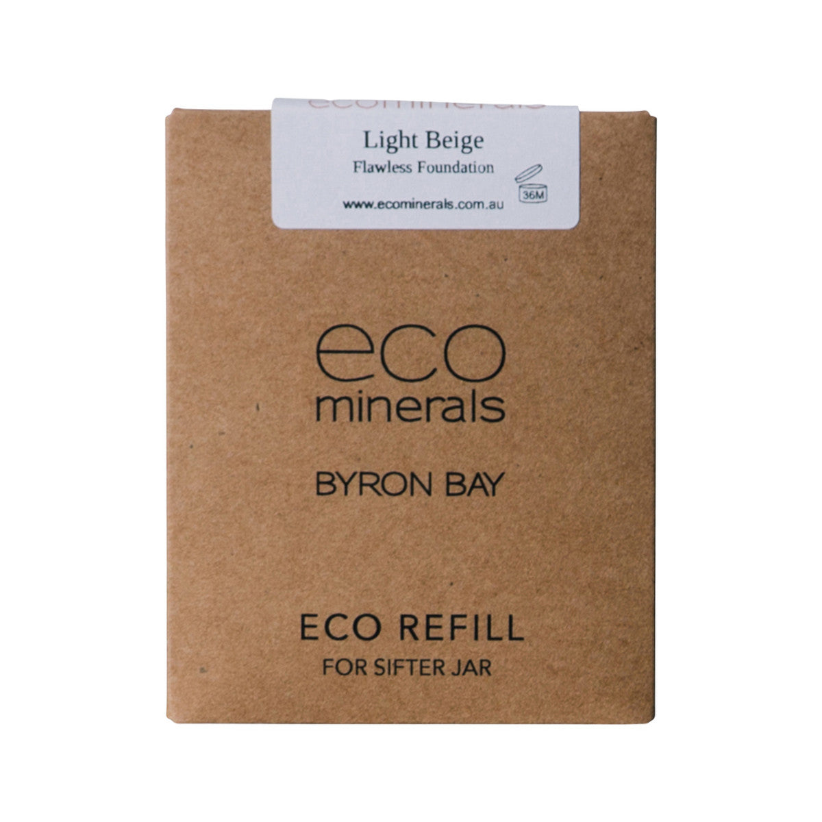 Eco Minerals Flawless Matte Mineral Foundation Light Beige Refill 5g - Cutprice Online