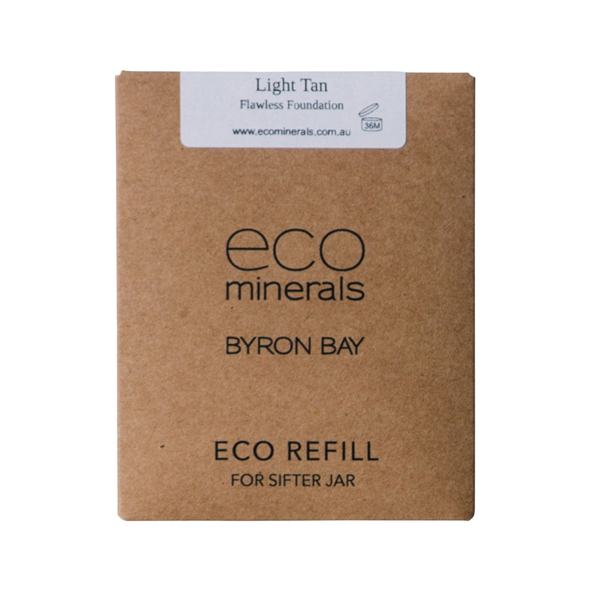 Eco Minerals Flawless Matte Mineral Foundation Light Tan Refill 5g - Cutprice Online