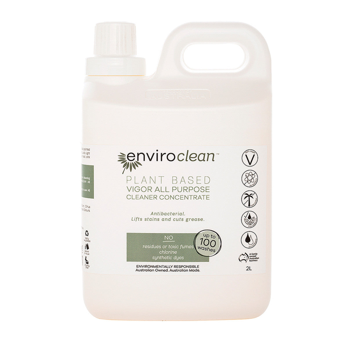 EnviroClean Plant Based Vigor All Purpose Cleaner Concentrate 2L - Cutprice Online