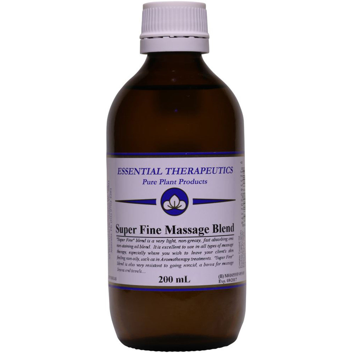 Essential Therapeutics Massage Oil Blend Super Fine 200ml ESSENTIAL THERAPEUTICS
