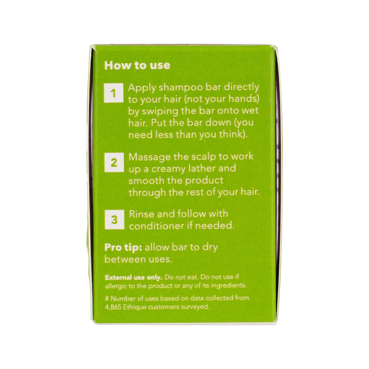 ETHIQUE Solid Shampoo Bar Heali Kiwi - For Touchy Scalps 110g ETHIQUE