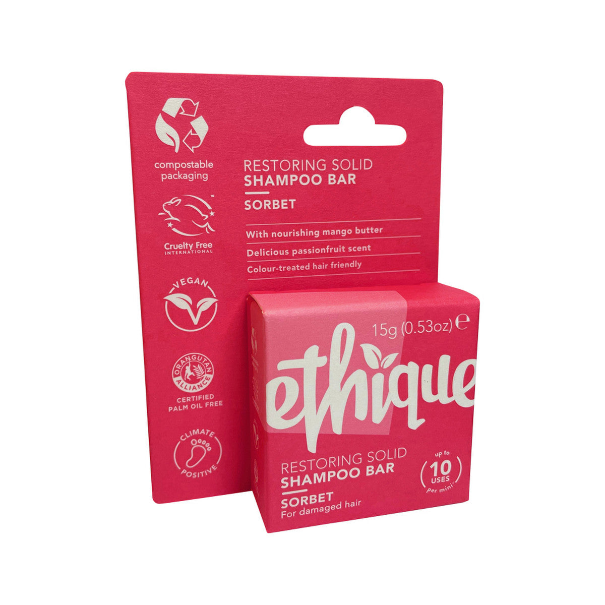 Ethique Bar Shampoo Restoring Solid Sorbet (For Balanced Hair) 15g - Cutprice Online