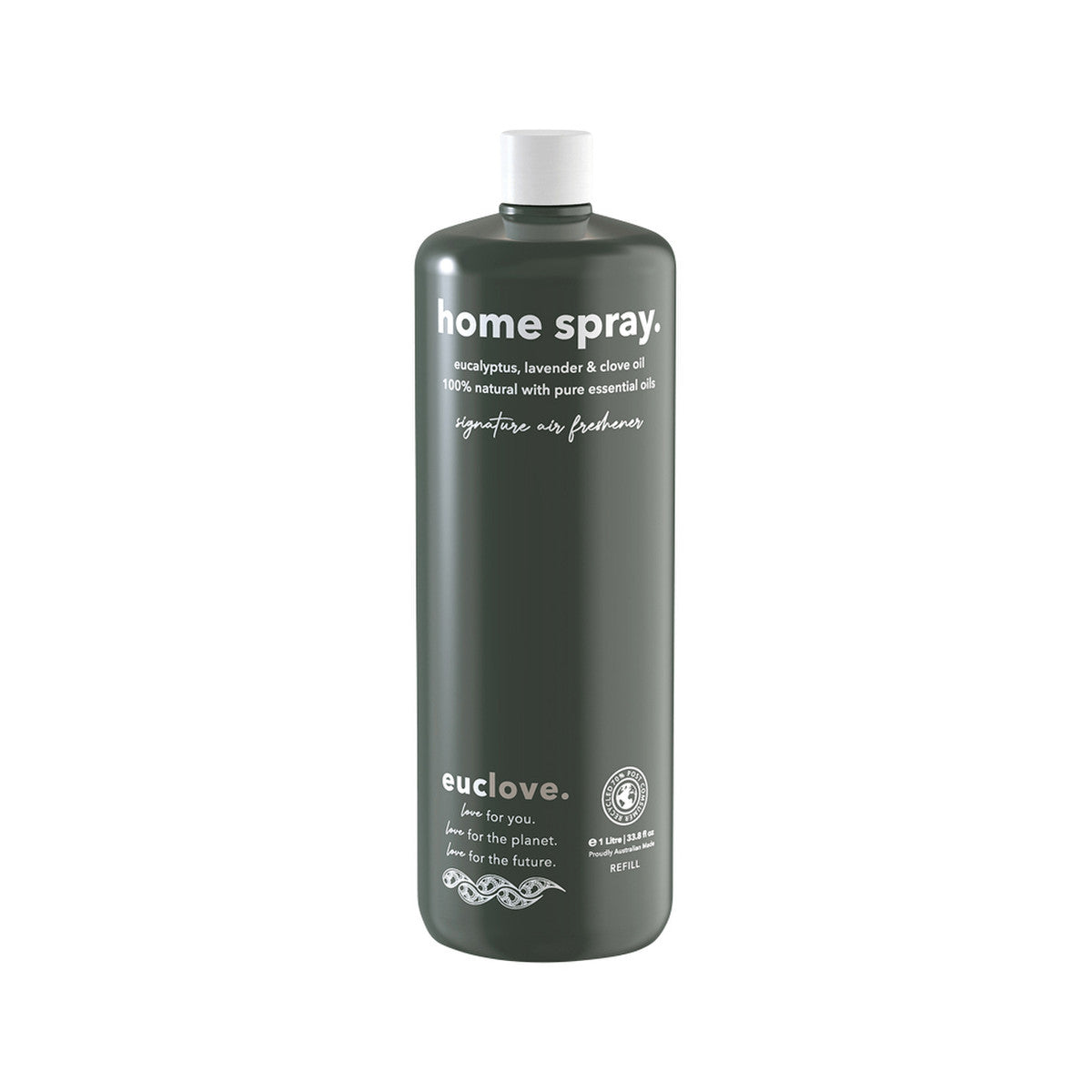 Euclove Home Spray Eucalyptus, Lavender & Clove Oil (Signature Air Freshener) 1L EUCLOVE