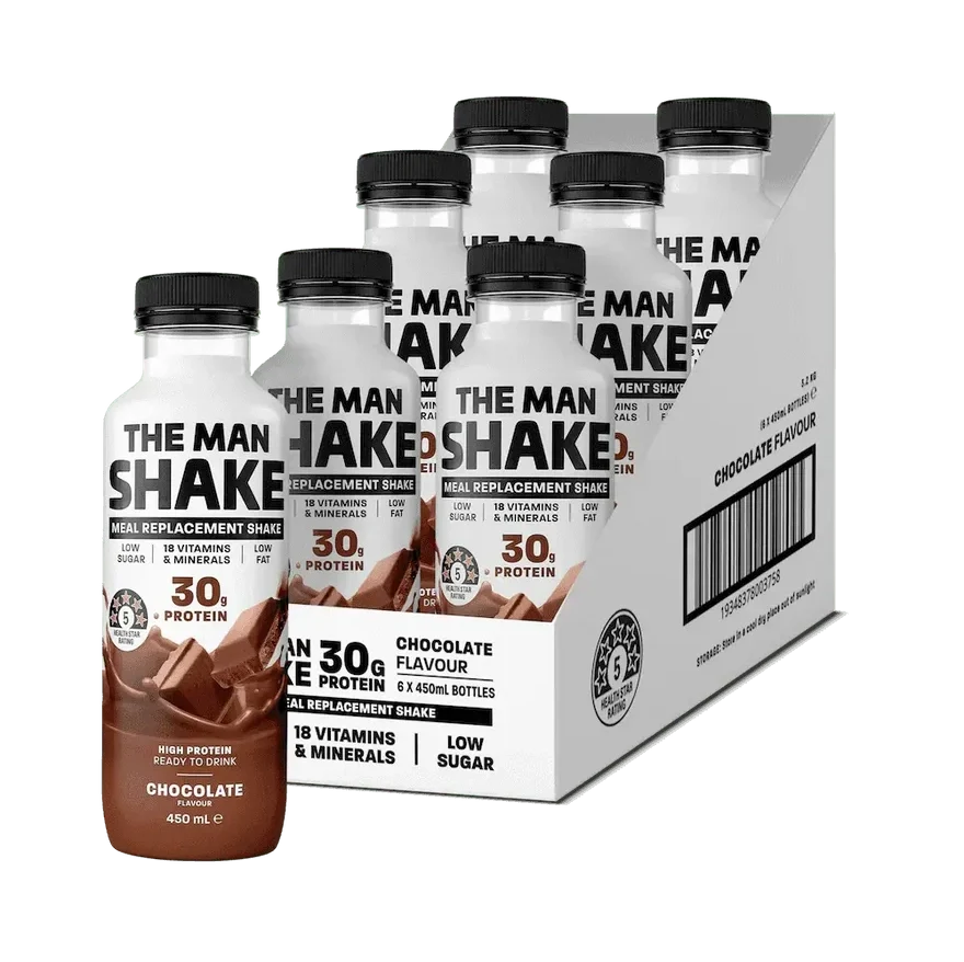 The Man Shake Full Meal Replacement Ready-to-Drink Chocolate 450ml