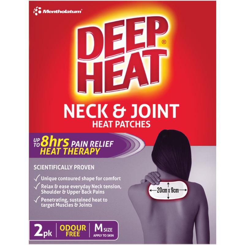Deep Heat Neck & Joint Heat Patches 2 Pack - Cutprice Online