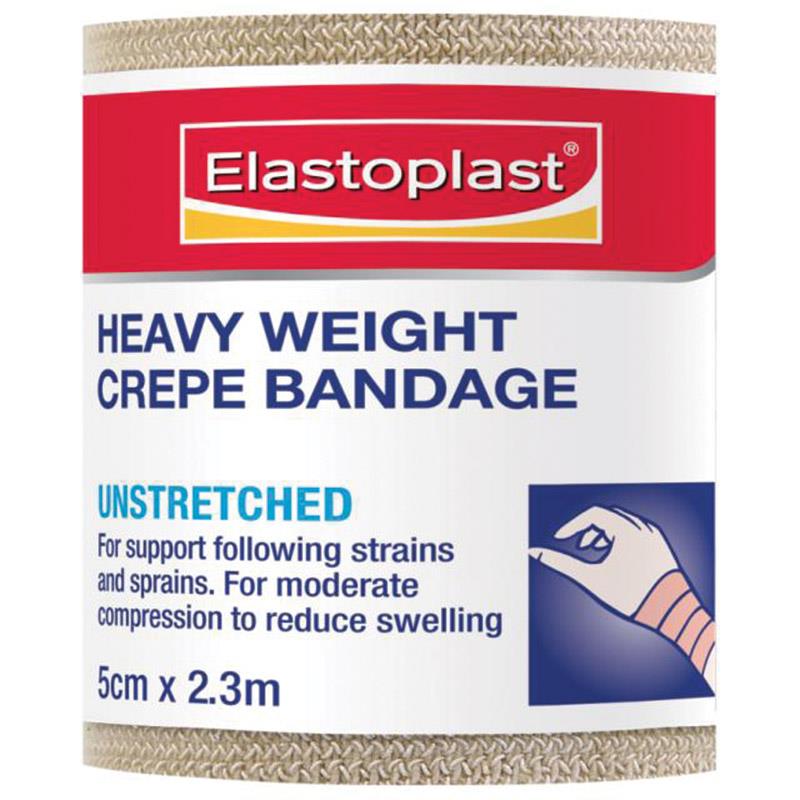 Elastoplast Heavy Weight Crepe Bandage 5cm X 2.3m - Cutprice Online