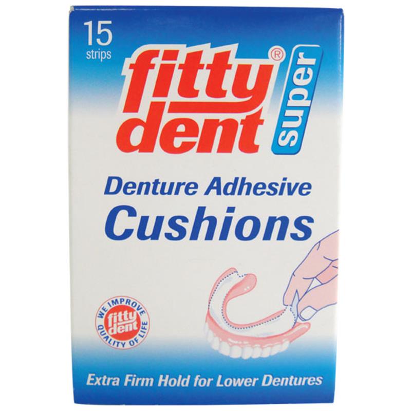 Fittydent Denture Adhesive Cushions 15PK - Cutprice Online