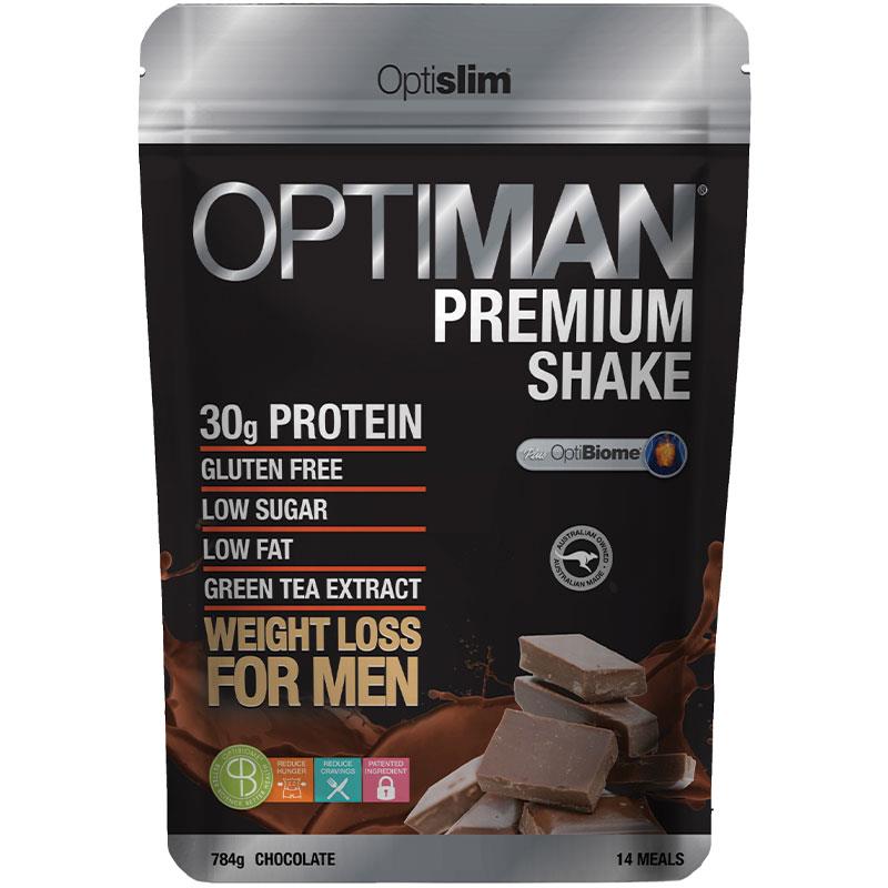 Optislim Optiman Premium Shake Chocolate 784g - Cutprice Online