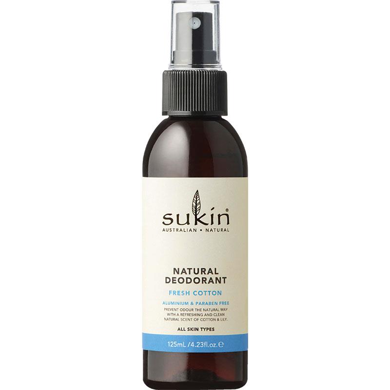 Sukin Natural Deodorant Fresh Cotton 125ml - Cutprice Online