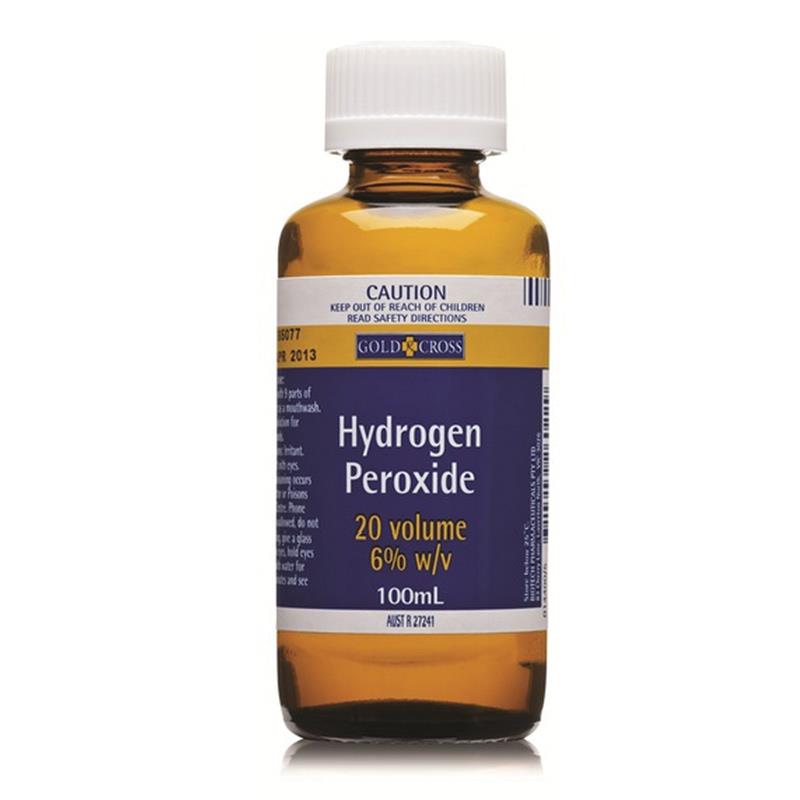 Gold Cross Hydrogen Peroxide 6% 20 Vol 100ml - Cutprice Online