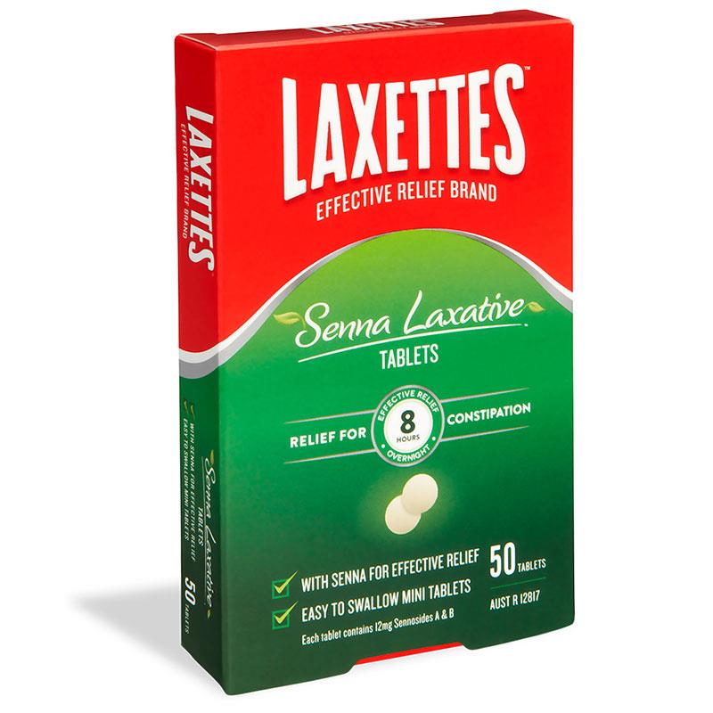 Laxettes with Senna 12mg 50 Tablets - Cutprice Online
