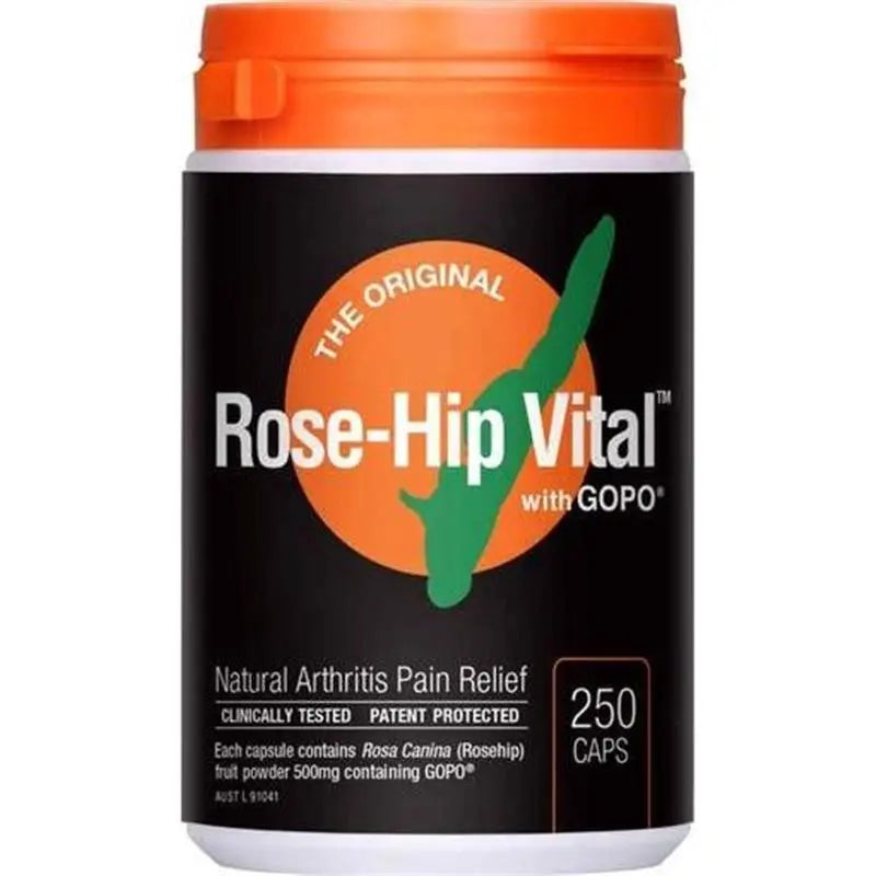 ROSE-HIP VITAL Arthritis Pain Relief Capsules 250 ROSE-HIP
