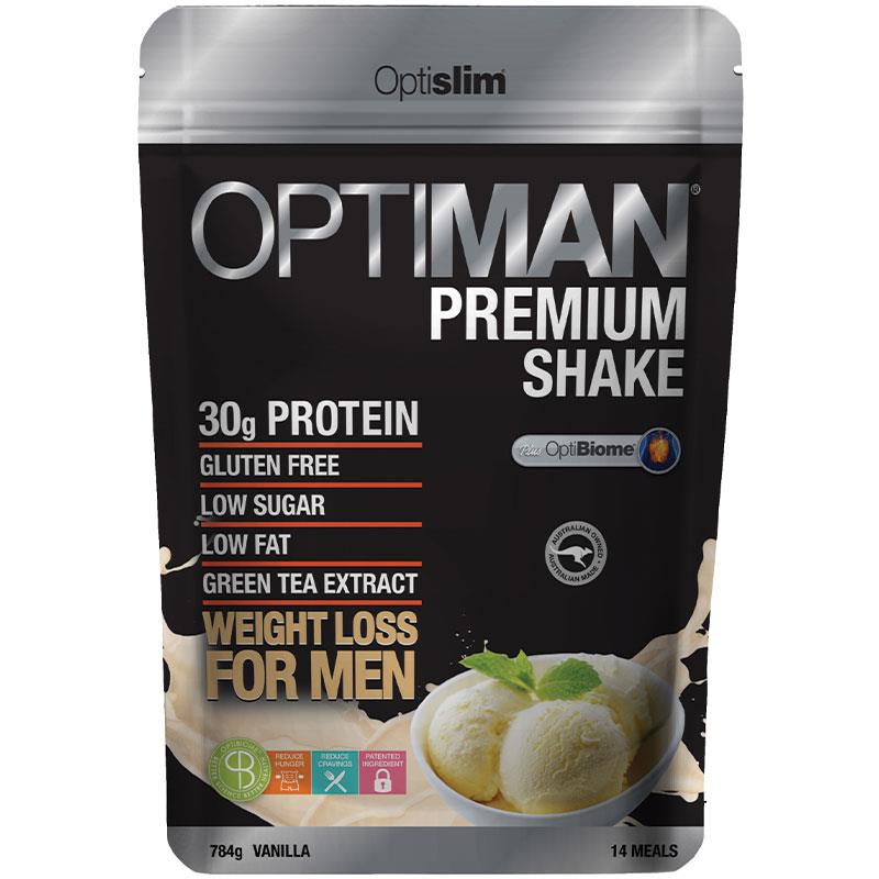 Optislim Optiman Premium Shake Vanilla 784g - Cutprice Online