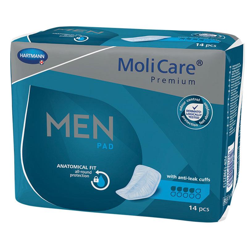 Molicare Men Premium 4 Drops Pad 14PK - Cutprice Online
