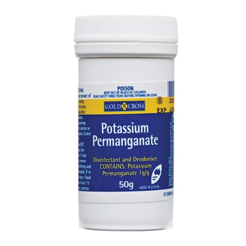 Gold Cross Potassium Permanganate 50g - Cutprice Online