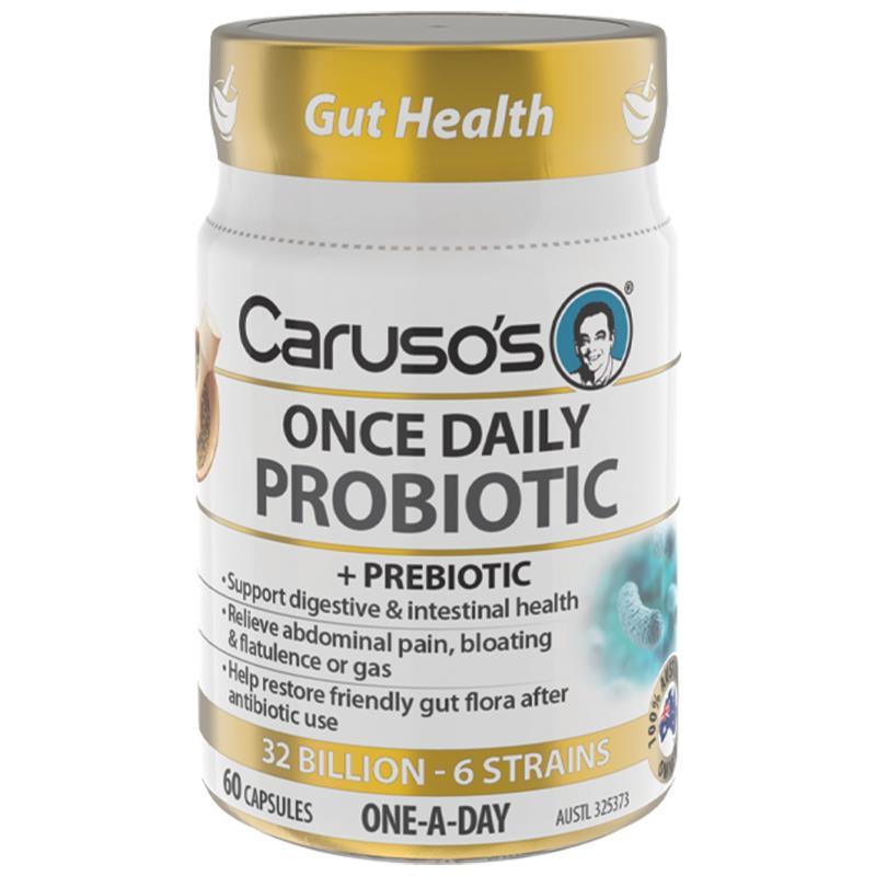 Caruso's Once Daily Probiotic 60 Capsules - Cutprice Online