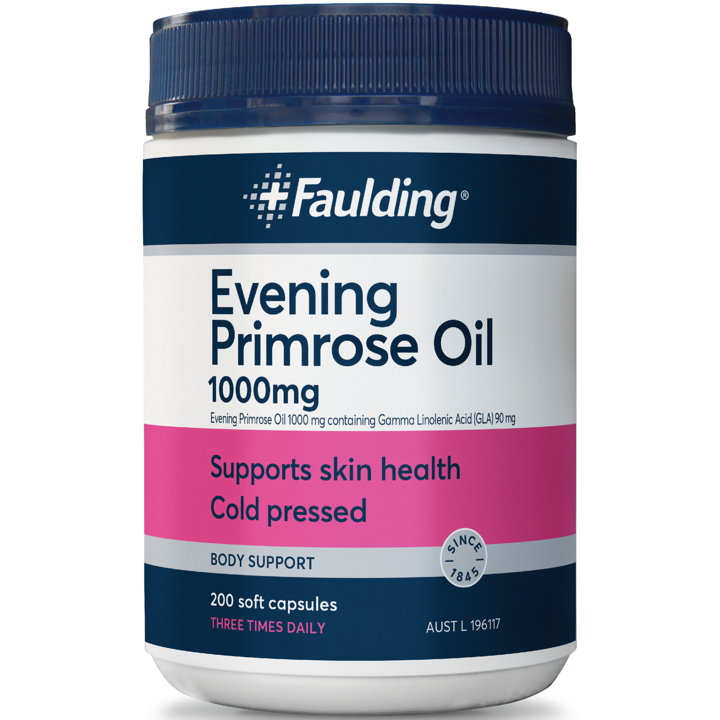 Faulding Evening Primrose Oil 1000mg 200 Capsules - Cutprice Online
