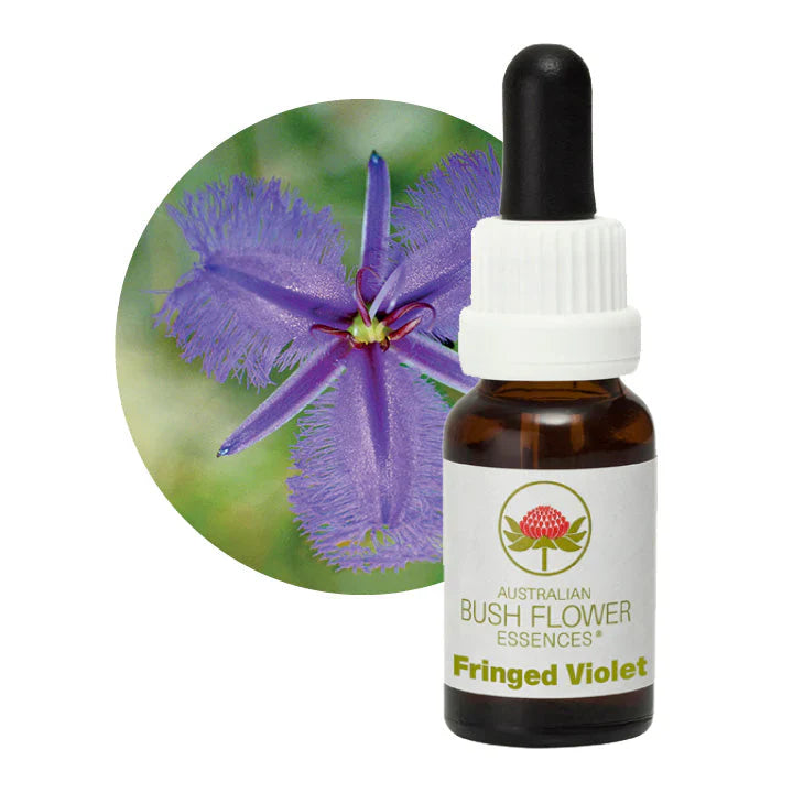 Australian Bush Flower Essences Fringed Violet 15ml - Cutprice Online