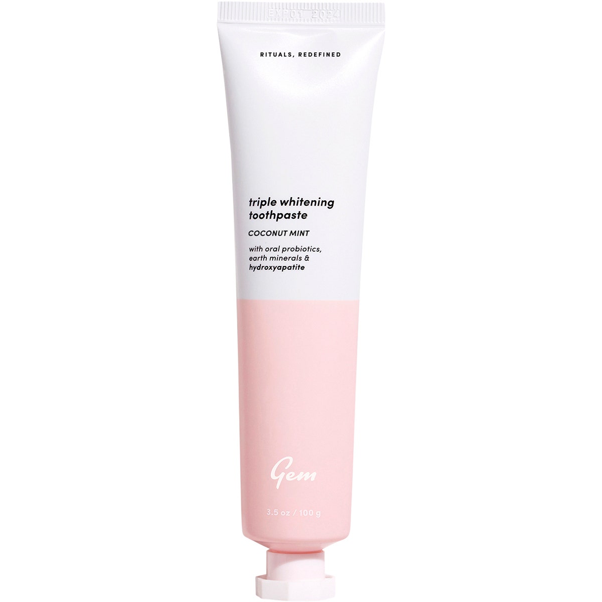 GEM Toothpaste Triple Whitening Coconut Mint 100g GEM