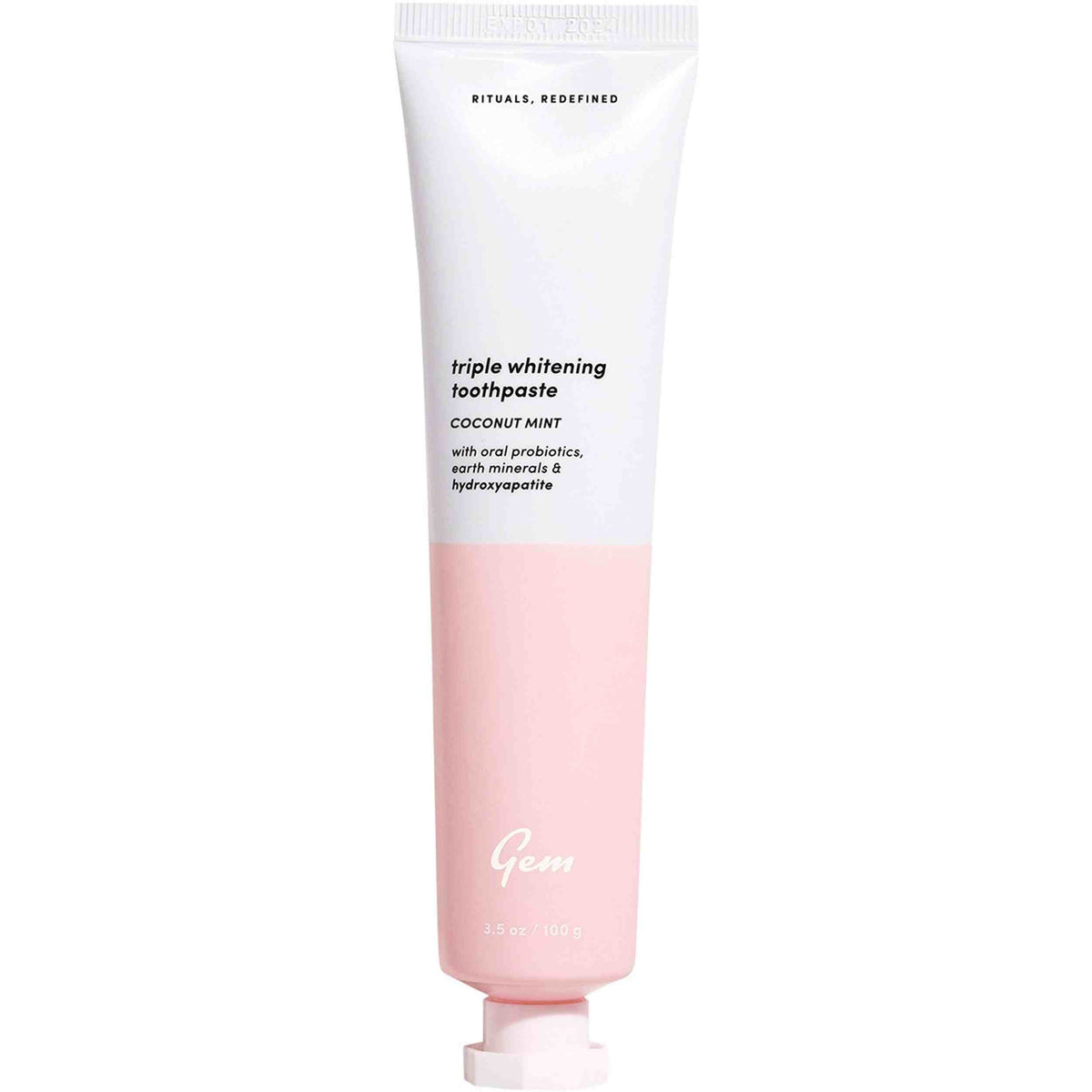 GEM Toothpaste Triple Whitening Coconut Mint 100g