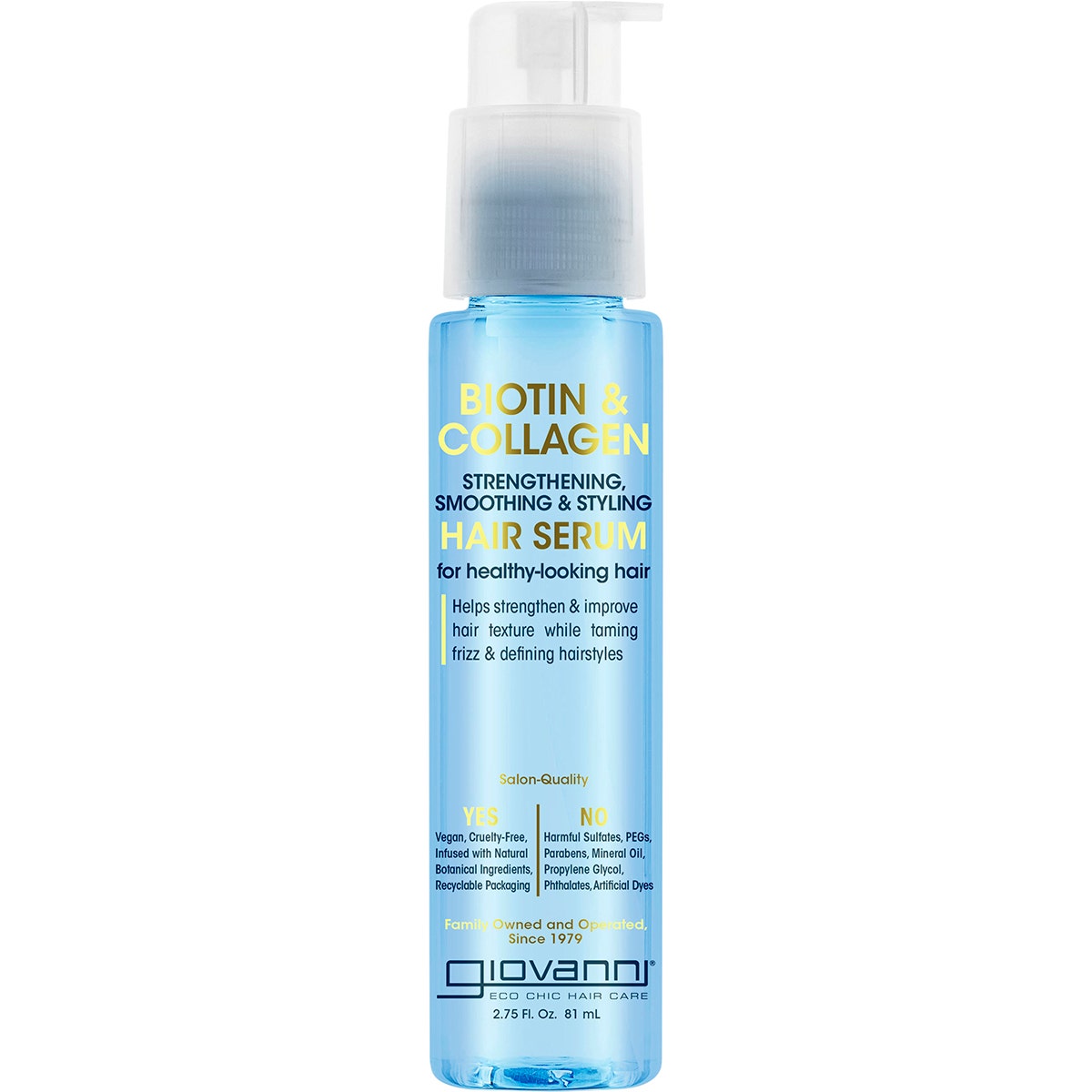 GIOVANNI Hair Serum Biotin & Collagen Strengthening 81ml - Cutprice Online