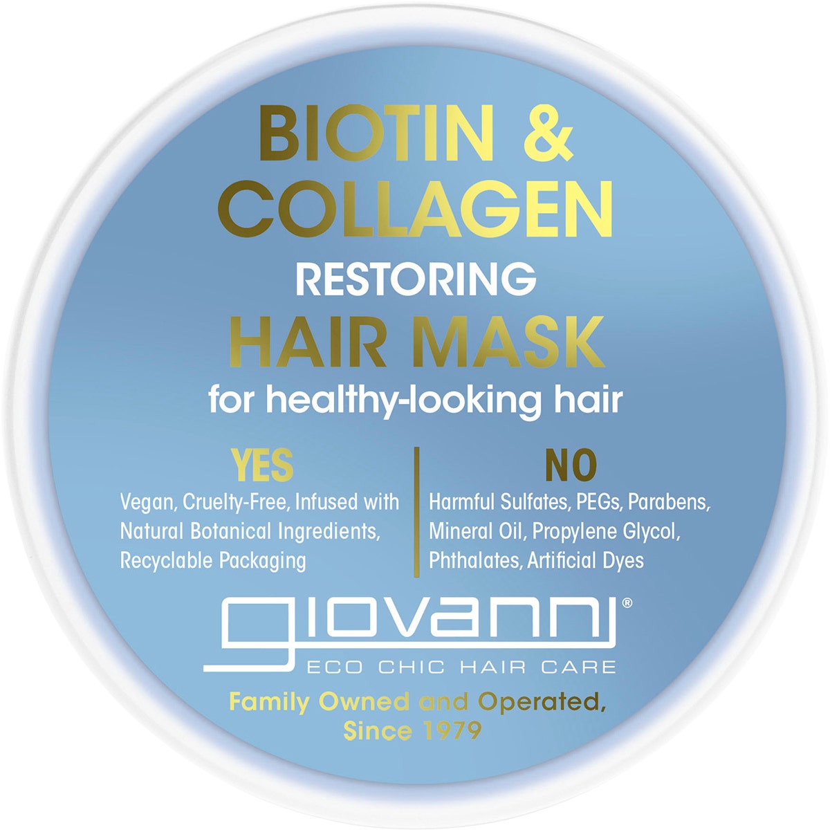 GIOVANNI Hair Mask Biotin & Collagen Restoring 295ml - Cutprice Online