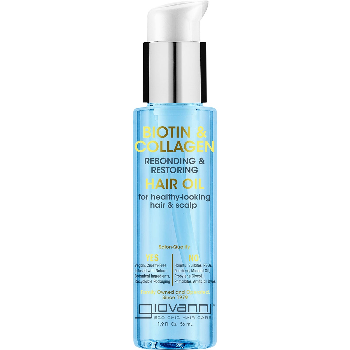 GIOVANNI Hair Oil Biotin & Collagen Rebond & Restore 56ml - Cutprice Online